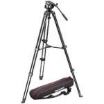 Manfrotto MVK500AM (MVK-500AM) Lightweight Fluid Video Head with Twin Leg Tripod and Middle Spreader Manfrotto MVK500AM (MVK-500AM) Lightweight Fluid Video Head with Twin Leg Tripod and Middle Spreader
